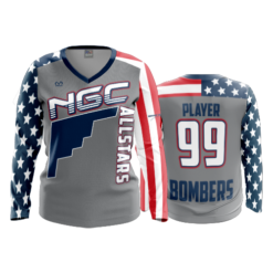 2396 FD Womens V-Neck Longsleeve NGC-ALLSTARS-USA