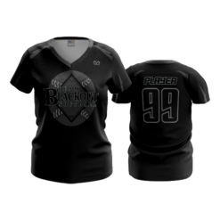 2384 FD Womens V-Neck TEAM-BLACKOUT