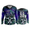2387 FD Womens V-Neck Longsleeve TEAM-JAZZY-POOH