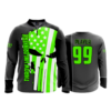 2386 FD Quarter Zip LS - Ribbed Collar THROW-LINE-DRINKERY-FLO-FLO INK + $5