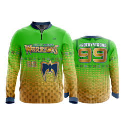 2398 FD Quarter Zip Batting Jacket LS CULT-WEST-WARRIORS