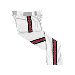 2390 CL WHITE CUSTOM BRAID MENS PANT ROSE-CITY-REBELLION