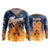 1736 FD Womens V-Neck Longsleeve MEQUON-PIZZA