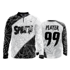2391 FD Quarter Zip Batting Jacket LS VIDOR-SPIDERS