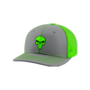 2386 Team Cap Trucker 112 THROW-LINE-DRINKERY-GREEN-ADDONS