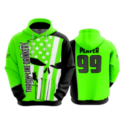 2386 FD Hoody THROW-LINE-DRINKERY-GREEN-ADDONS-FLO INK + $5