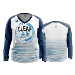 2399 FD Womens V-Neck Longsleeve CLEAN-AF