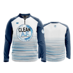 2399 FD Quarter Zip LS - Ribbed Collar CLEAN-AF