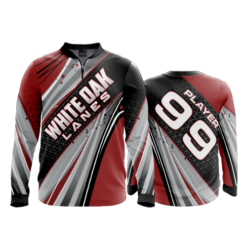 2105 FD Quarter Zip Batting Jacket LS WHITE-OAK-LANES