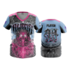 2405 FD Womens V-Neck DEVILS-REJECTS-SPONSORS