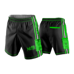 2056 LIGHTWEIGHT MICROFIBER 160gsm SHORT MISFITS-BLACK