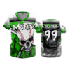 2056 FD Womens V-Neck MISFITS-GREEN