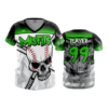 2056 FD Womens V-Neck MISFITS-WHITE