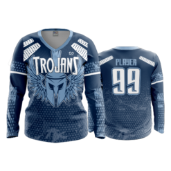 FD Womens V-Neck Longsleeve TROJANS