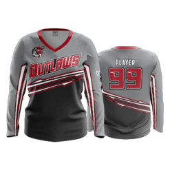2412 FD Womens V-Neck Longsleeve SCIOTO-VALLEY-OUTLAWS-ALTER