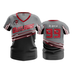 2412 FD Womens V-Neck SCIOTO-VALLEY-OUTLAWS-ALTER