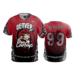 2429 FD ProTek Mens Full Button Down DENVER-COWBOYS