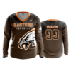 2425 FD Womens V-Neck Longsleeve EASTERN-FOOTBALL