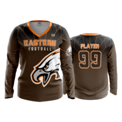 2425 FD Womens V-Neck Longsleeve EASTERN-FOOTBALL