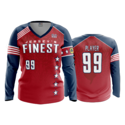 2418 FD Womens V-Neck Longsleeve JERSEYS-FINEST