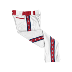 2418 CL WHITE CUSTOM BRAID MENS PANT JERSEYS-FINEST