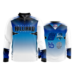 2424 FD Quarter Zip Batting Jacket LS UNITED-HILLIARD-LACROSSE