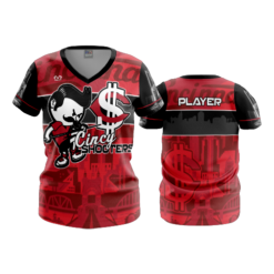 2431 FD Womens V-Neck CINCY-SHOOTERS