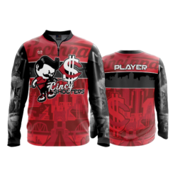 2431 FD Quarter Zip LS - Ribbed Collar CINCY-SHOOTERS