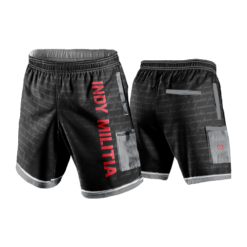 2406 LIGHTWEIGHT MICROFIBER 160gsm SHORT INDY-MILITIA-BLACK