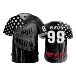 2406 FD ProTek Mens Full Button Down INDY-MILITIA-BLACK
