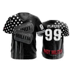 2406 FD Sport V-Neck MENS INDY-MILITIA-BLACK