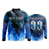 2415 FD Quarter Zip Batting Jacket LS ICY-HOT-BLACK