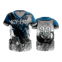 2415 FD Womens V-Neck ICY-HOT-WHITE
