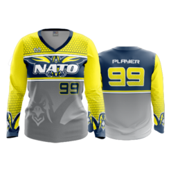 2413 FD Womens V-Neck Longsleeve NATO