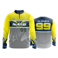 2413 FD Quarter Zip Batting Jacket LS NATO