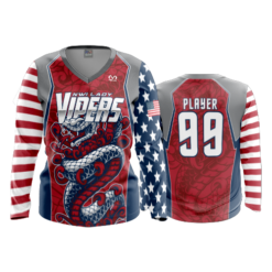 2416 FD Womens V-Neck Longsleeve NWI-LADY-VIPERS