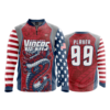 2416 FD Quarter Zip Batting Jacket LS NWI-LADY-VIPERS