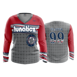 1128 FD Womens V-Neck Longsleeve LUNATICZ
