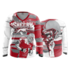 545 FD Womens V-Neck Longsleeve SHELBY-FOOTBALL