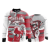545 FD Quarter Zip Batting Jacket LS SHELBY-FOOTBALL