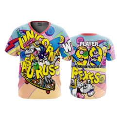 2417 FD Sport V-Neck MENS UNICORNASAURUS-REXES