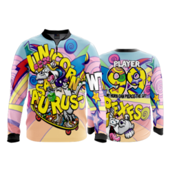 2417 FD Quarter Zip Batting Jacket LS UNICORNASAURUS-REXES
