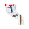 2417 CL WHITE CUSTOM BRAID MENS PANT UNICORNASAURUS-REXES