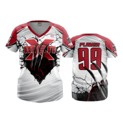 2271 FD Womens V-Neck X-MEN-WHITE