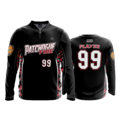 2422 FD Quarter Zip Batting Jacket LS PATCHOGUE