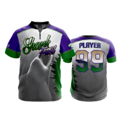 490 FD Quarter Zip Batting Jacket SS SHARK-FUEL