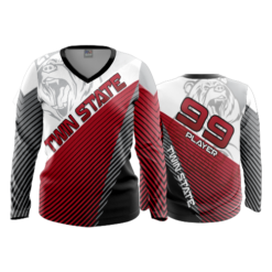2426 FD Womens V-Neck Longsleeve TWIN-STATE
