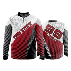 2426 FD Quarter Zip Batting Jacket LS TWIN-STATE