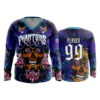 880 FD Womens V-Neck Longsleeve PHANTOMS