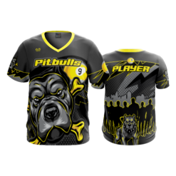 2441 FD Sport V-Neck MENS PITBULLS-9-BALL